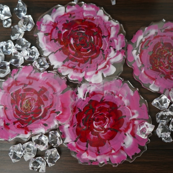 Rose Coasters - Picture 5 of 9